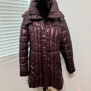 Andrew Marc Deep Purple Puffer Jacket - Size XL